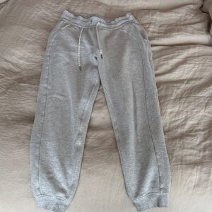 lululemon athletica Light Gray Fleece Joggers
